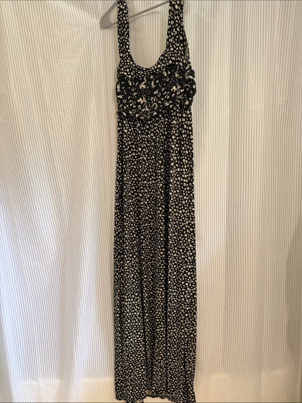 Max Edition Black and White Polka Dot Maxi Dress